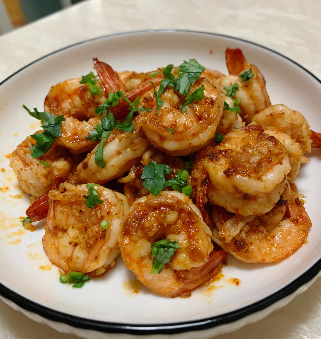 蒜蓉黄油虾