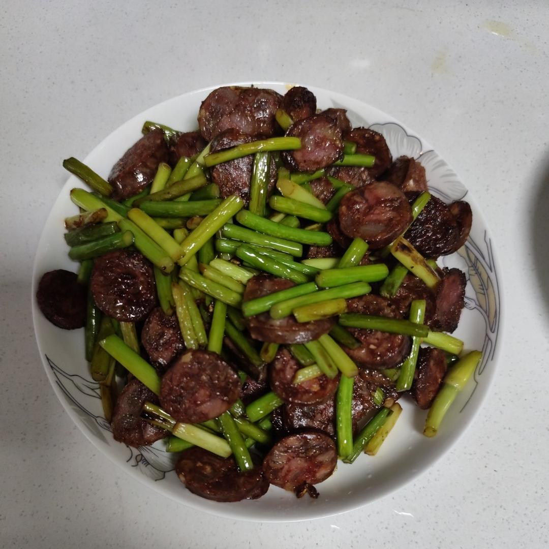 蒜薹炒腊肠