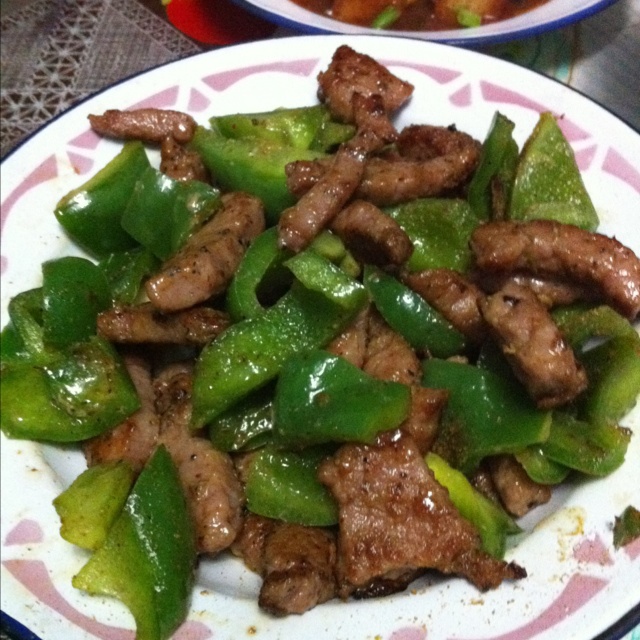 青椒牛肉