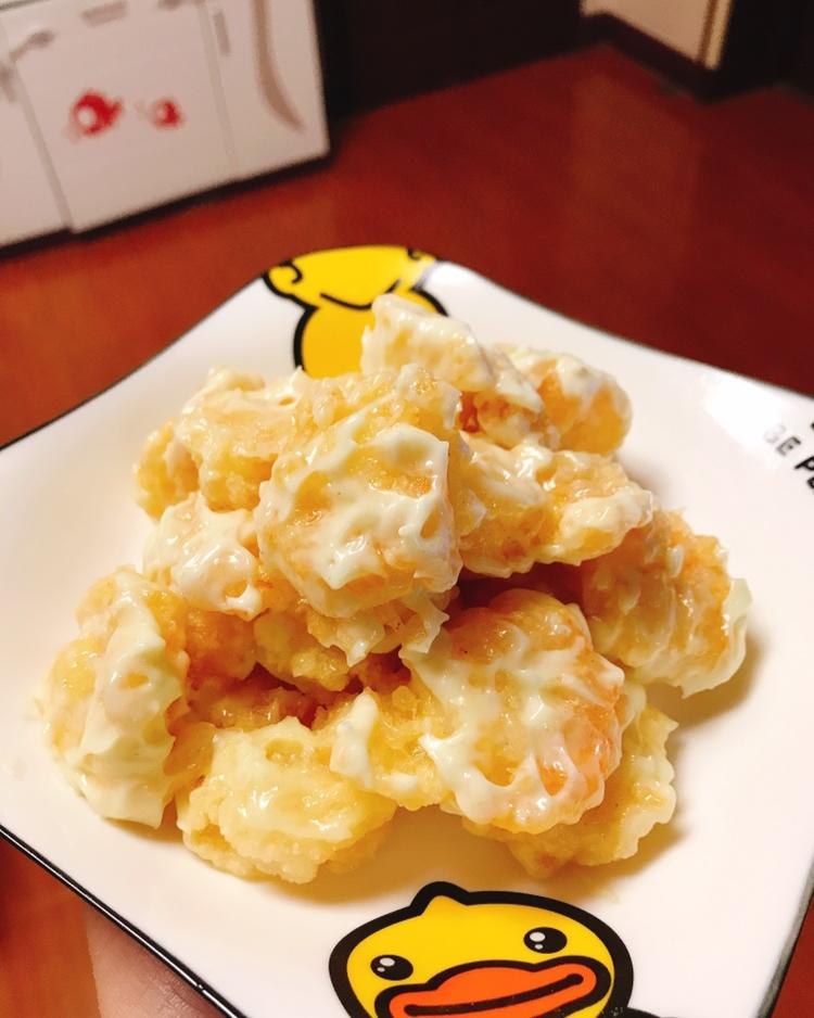 柏悦平替版芥末虾球