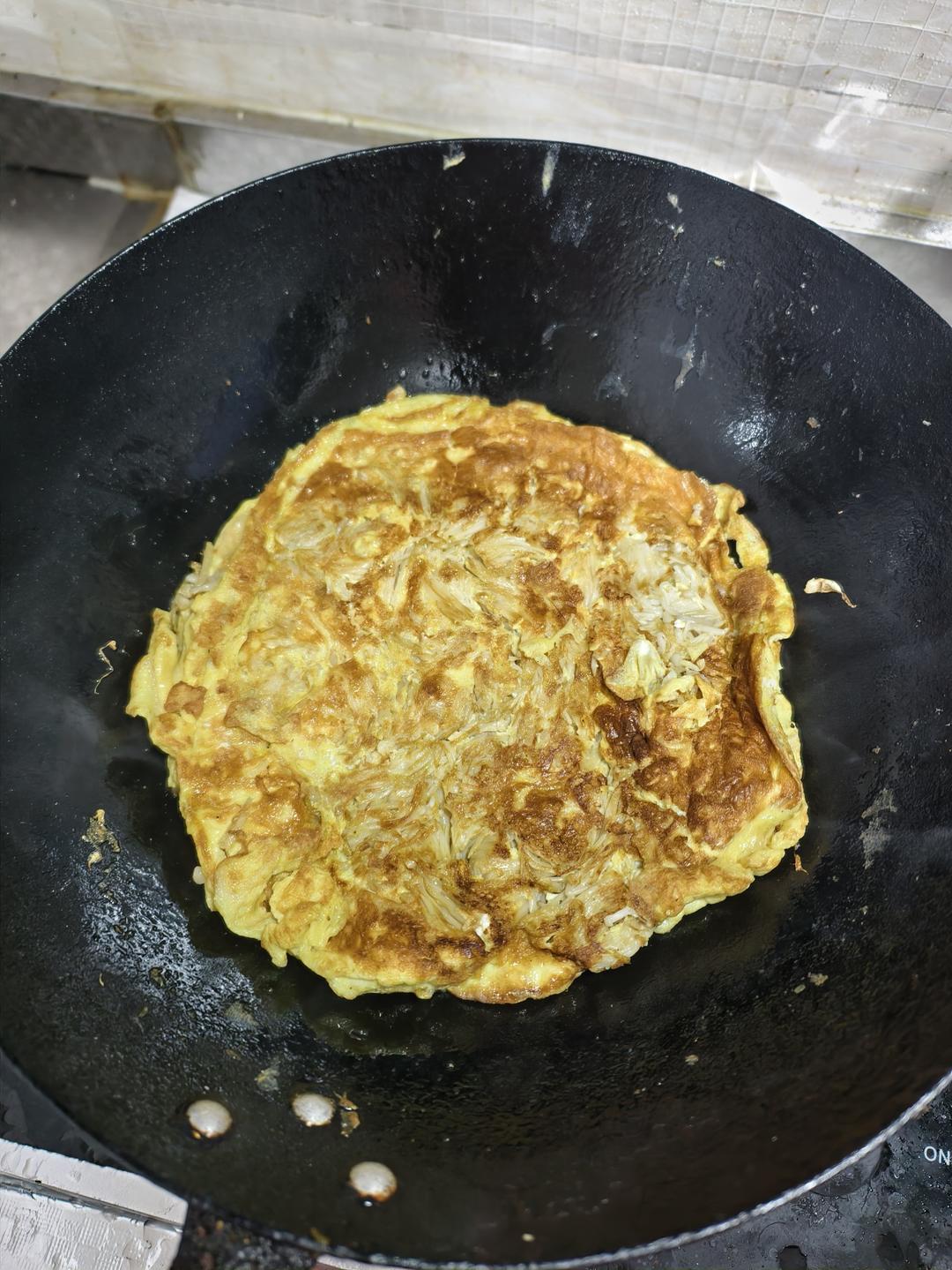 金针菇煎蛋，不一样的鲜