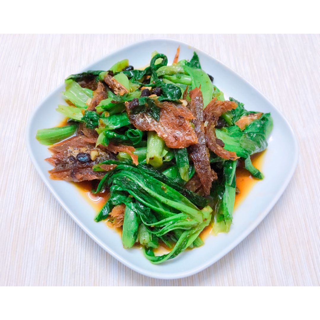 豆豉鲮鱼油麦菜