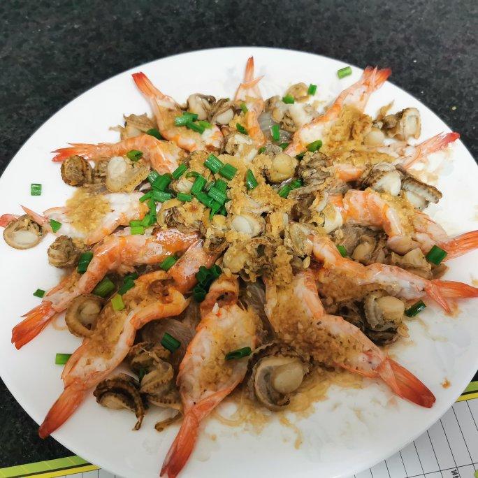 蒜蓉粉丝开边虾