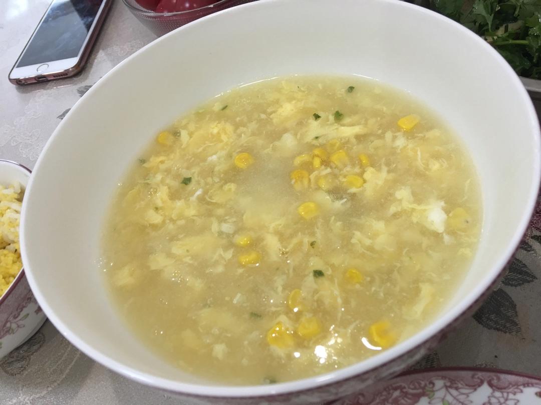 鸡蓉蘑菇玉米羹