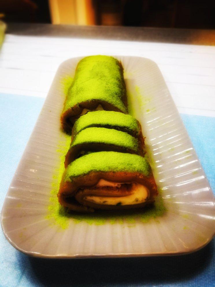 烫面抹茶蛋糕卷（卷不易裂）