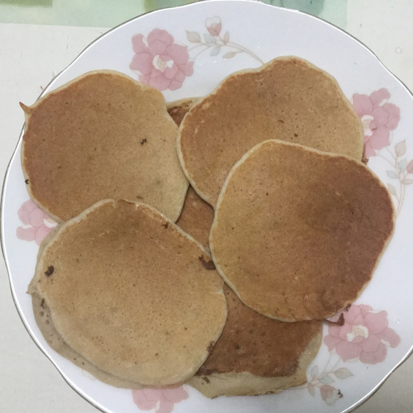 【无油香蕉蛋松饼】