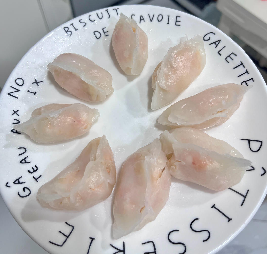 弯梳虾饺