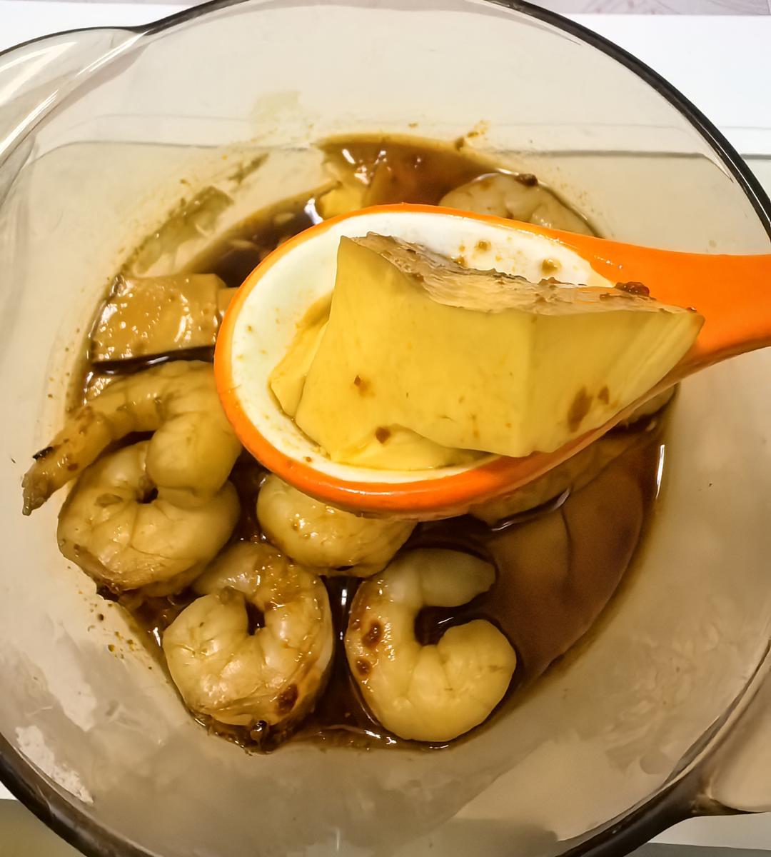 滑嫩的虾仁蛋羹