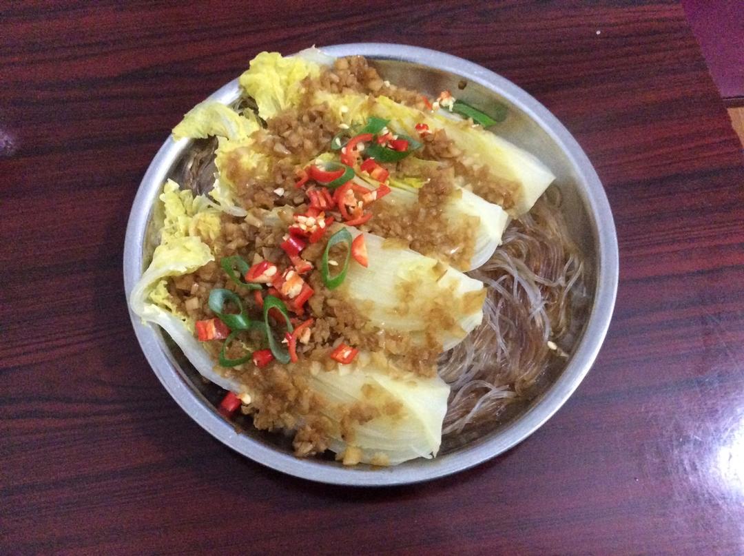 蒜蓉粉丝蒸娃娃菜