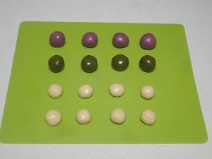 蛋黄酥~紫薯、抹茶、原味~花好月圆，中秋快乐~内附一次做六色蛋黄酥方法~的做法 步骤14