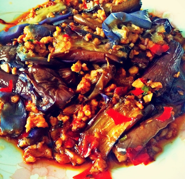 zolus做的酱爆肉末茄子