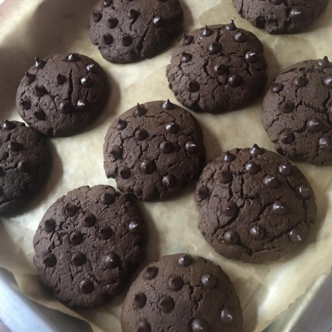 巧克力可可曲奇（零失败）