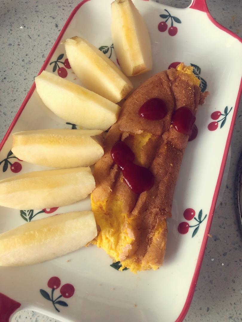 Cindy小厨# Soufflé Omelette 舒芙蕾蛋饼 健康早餐@广坦