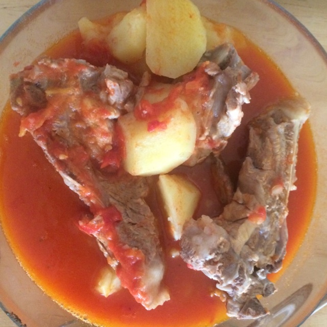 番茄土豆玉米排骨汤