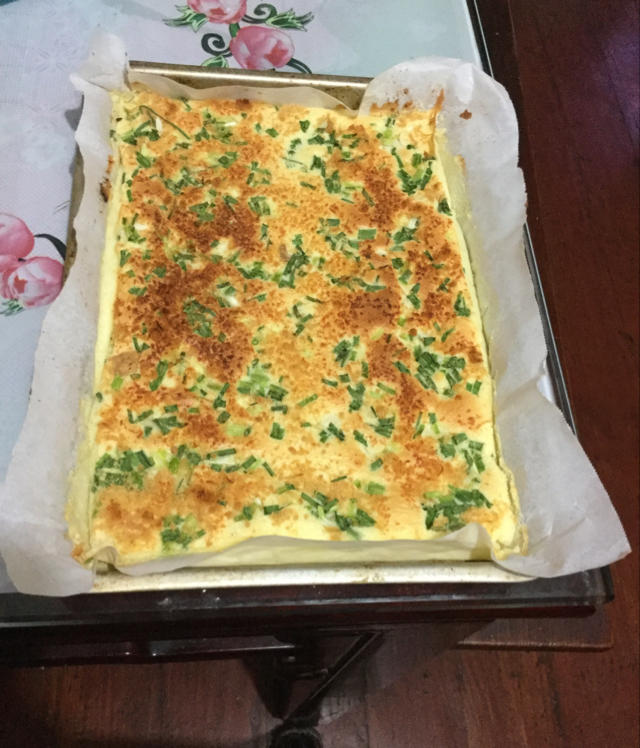香葱肉松蛋糕卷