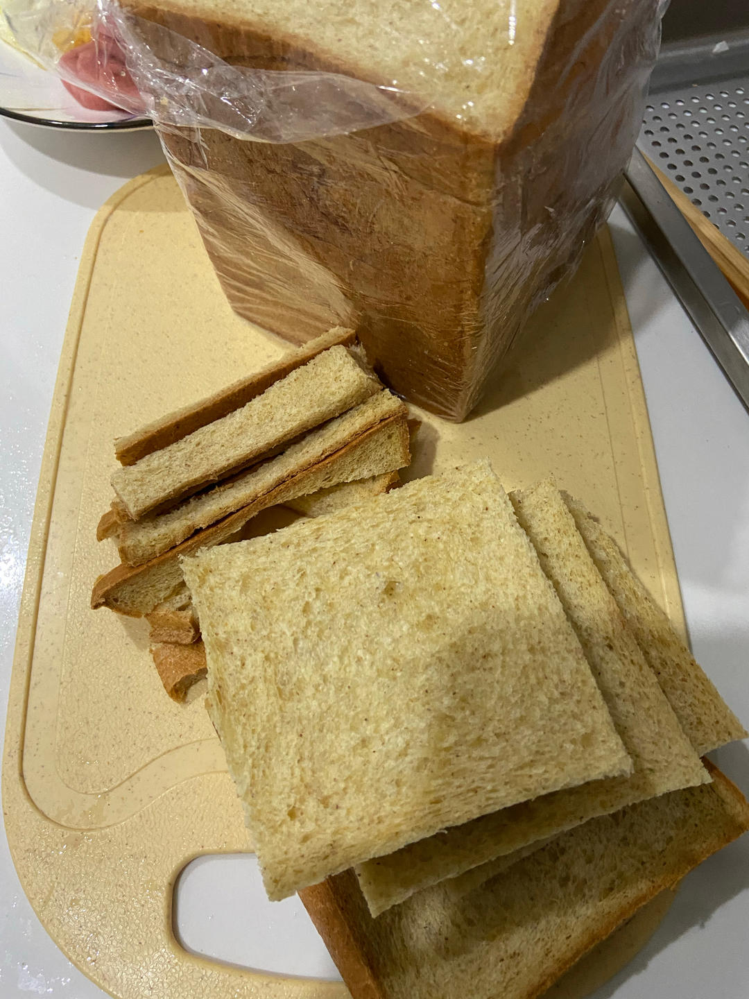 吐司，奶香手撕面包，超级香浓