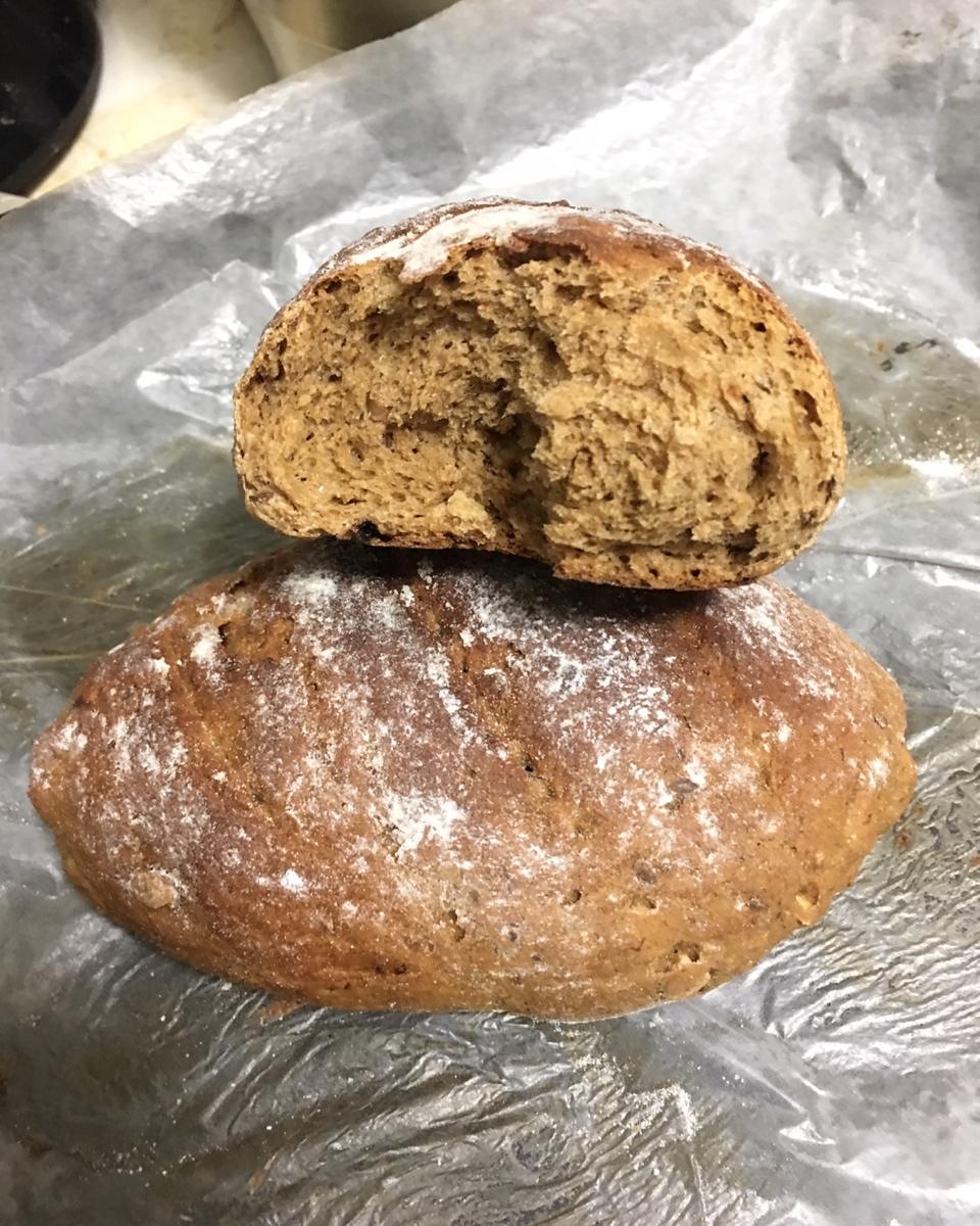 全麦葡萄干面包