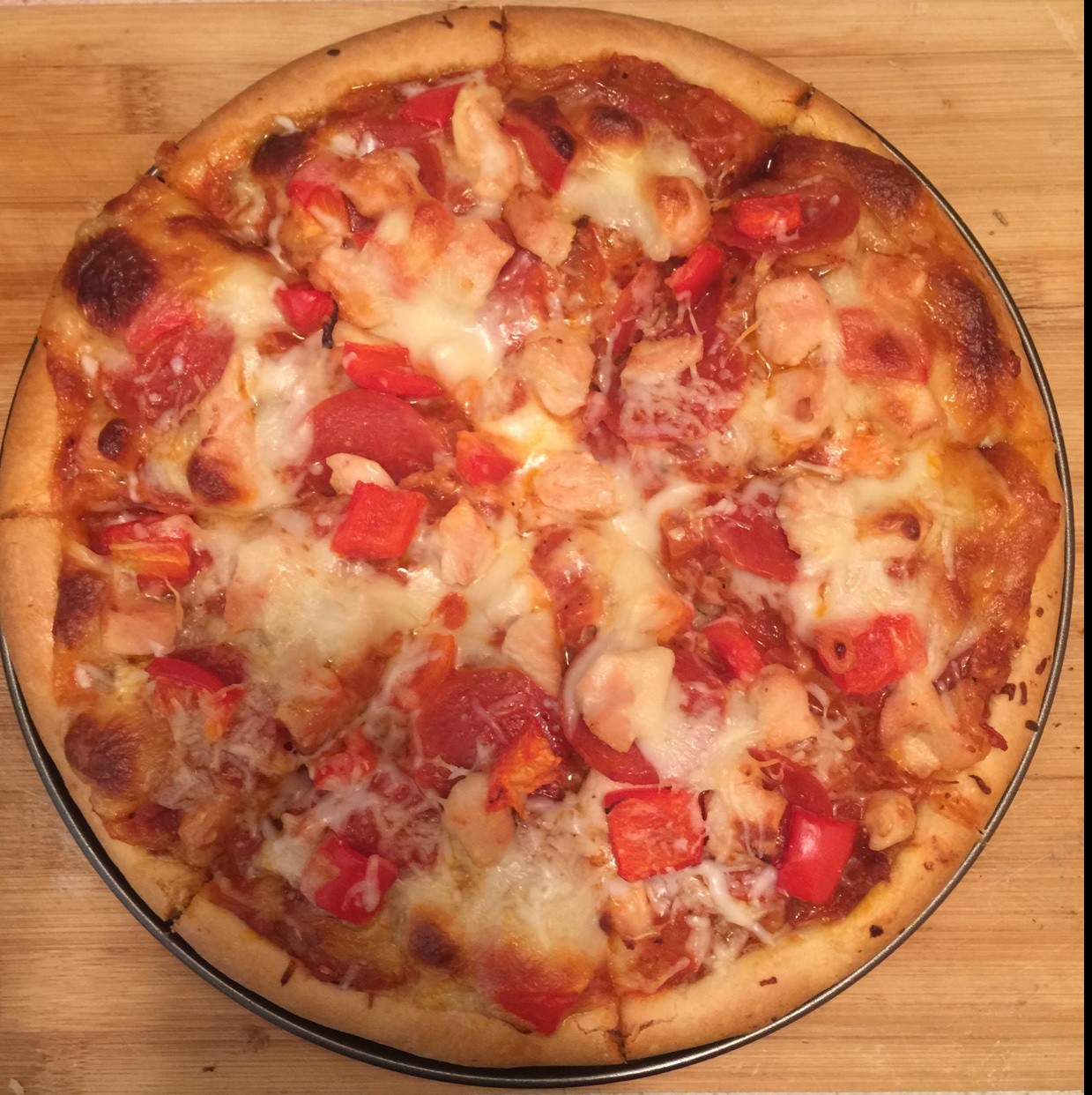 夏威夷pizza（附饼底冷冻法）
