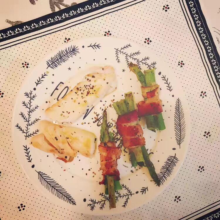 培根芦笋卷