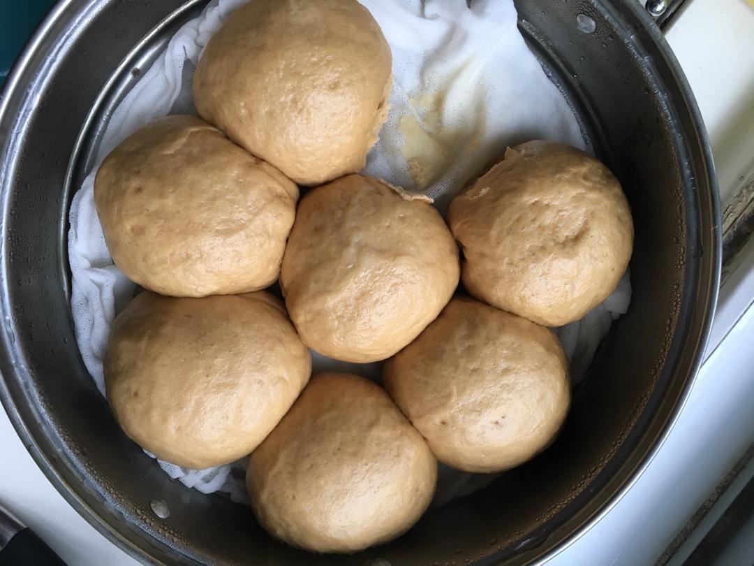 有着面包口感的红糖馒头（一次发酵）