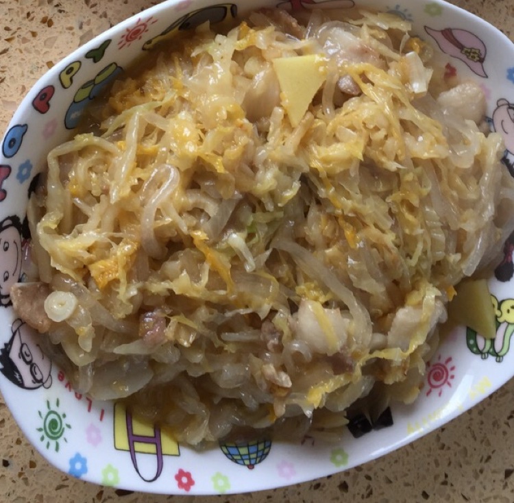 肉炒酸菜粉