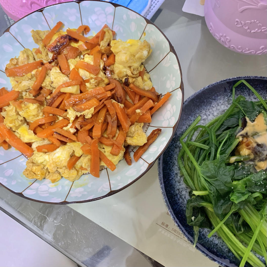 ✅第26道低卡减脂菜✨木耳胡萝卜炒鸡蛋💯