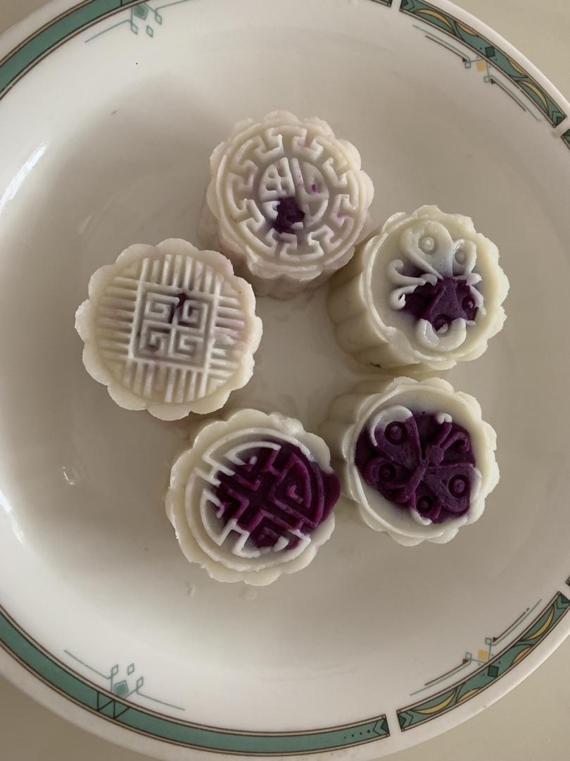 【快手辅食】紫薯山药糕（8m+）