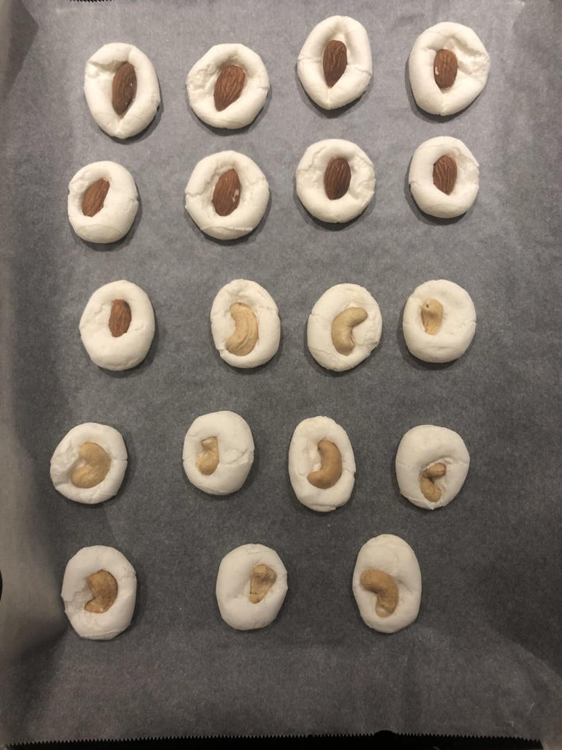 脆脆的烤坚果棉花糖