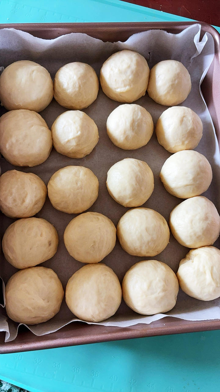 椰蓉餐包（一次发酵，玉米油版，或黄油）