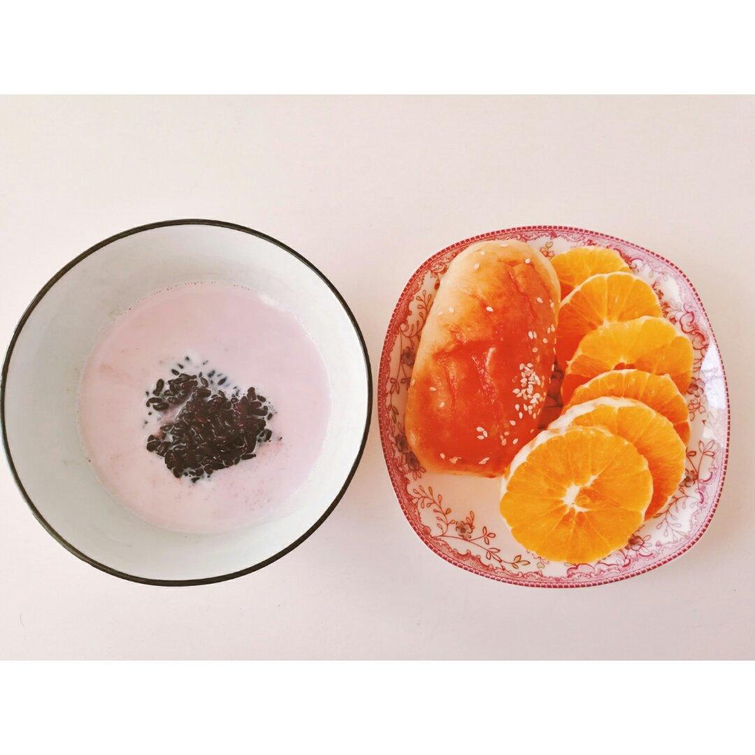 黑米椰奶