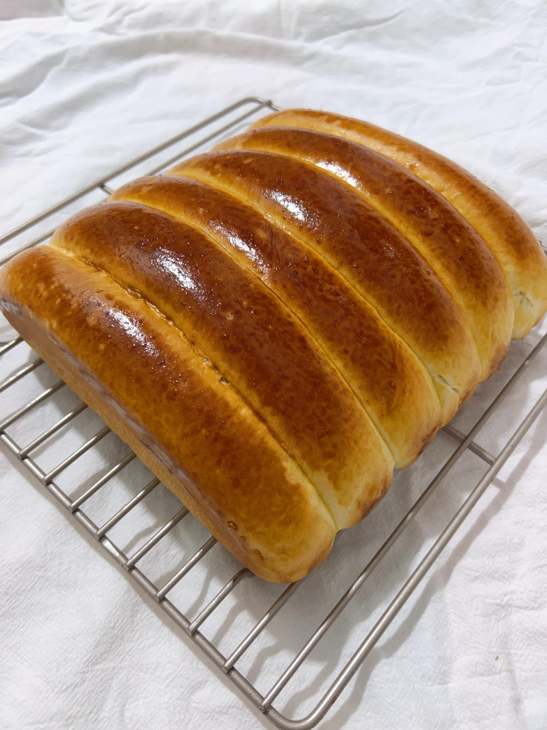 蜂蜜淡奶油面包#美味排包#