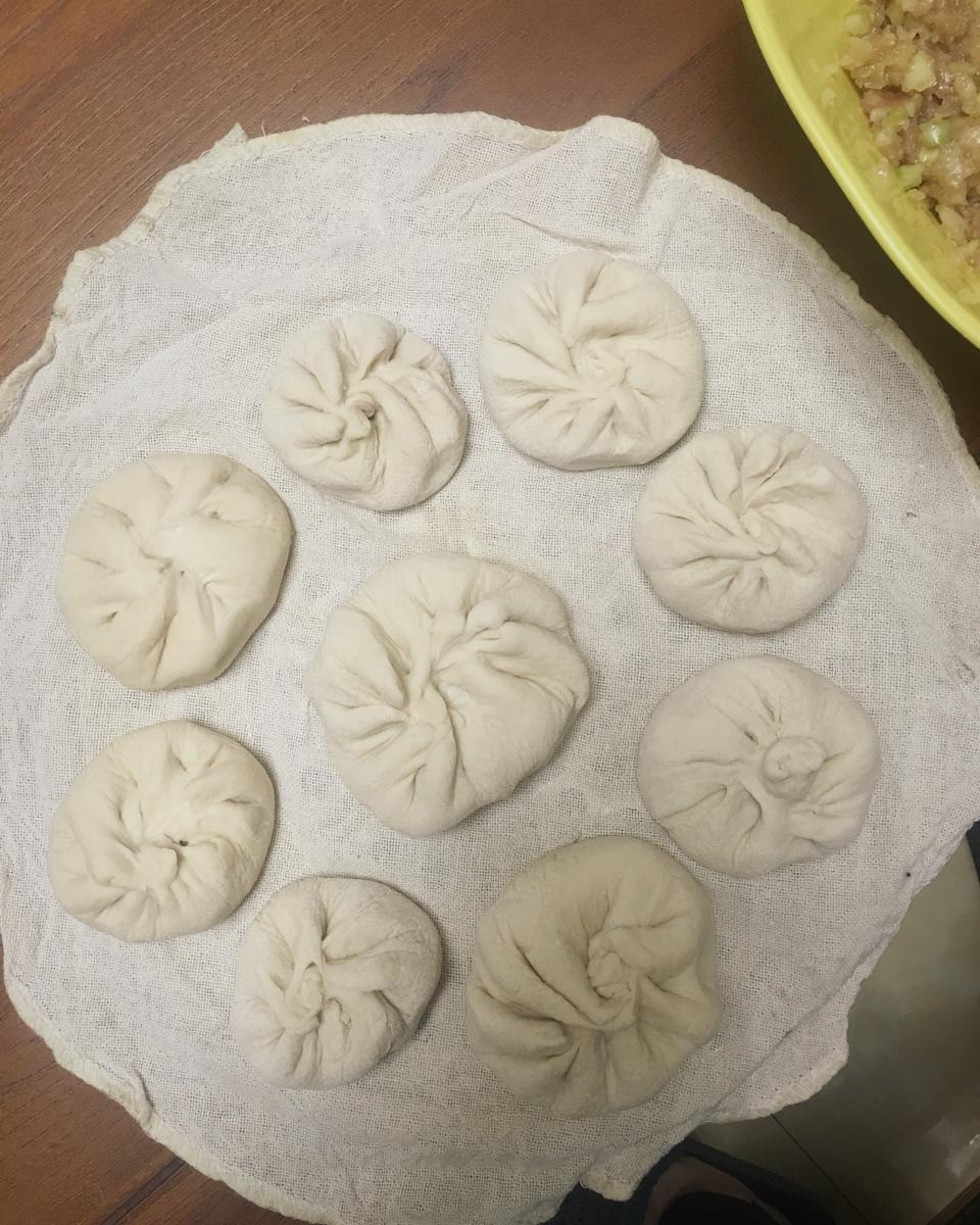 家庭手工肉馅大包子