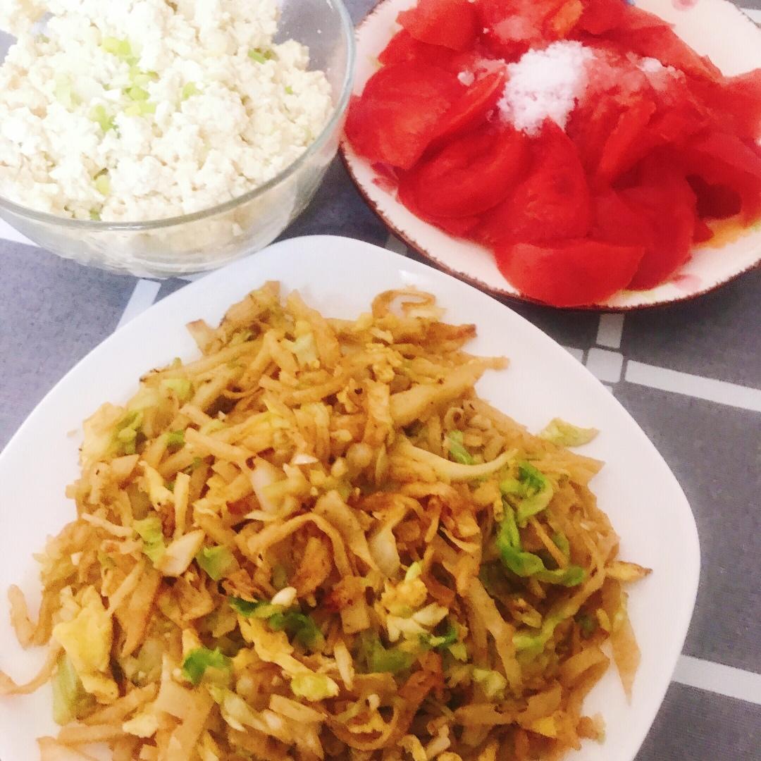 鸡蛋炒饼