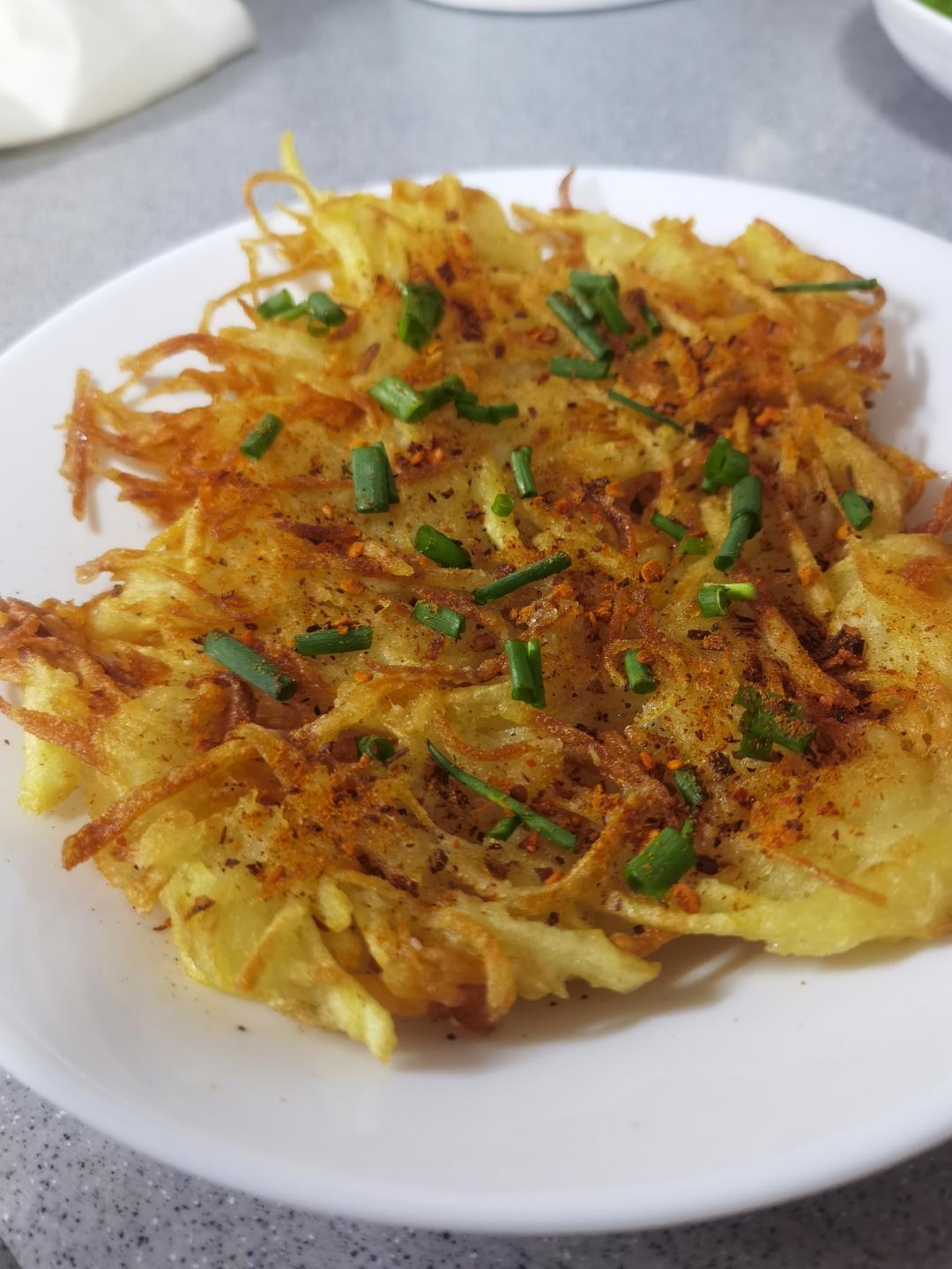 香煎土豆丝饼（超简单）