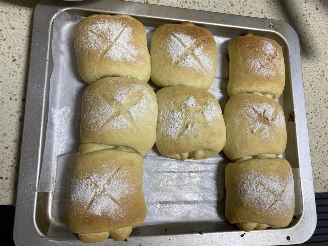 牛奶面包卷 北鼎烤箱食谱