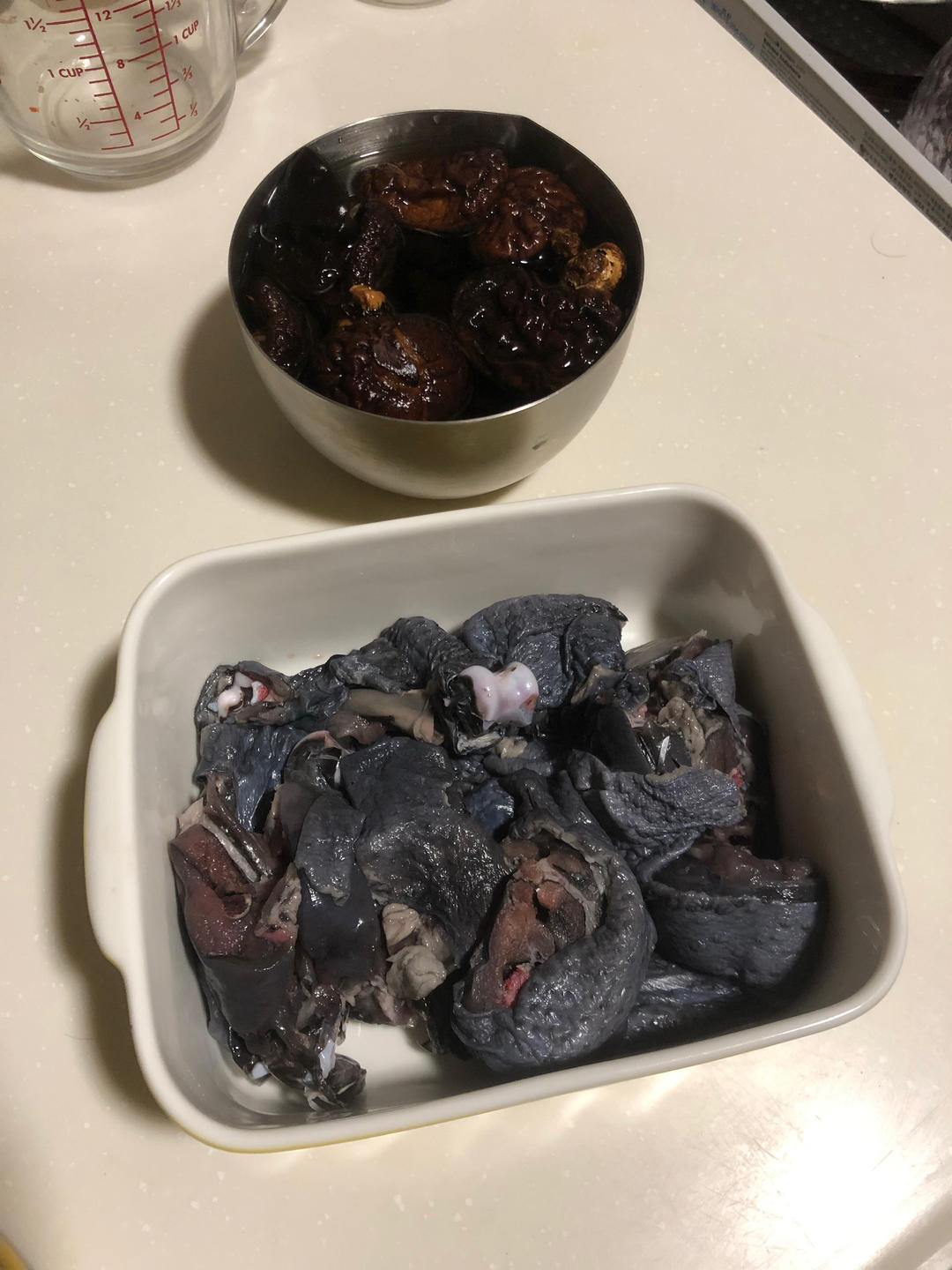 海带豆腐金针菇瘦肉汤+小米蒸肉丸+菠菜蛋羹【4月北鼎蒸炖锅食谱】