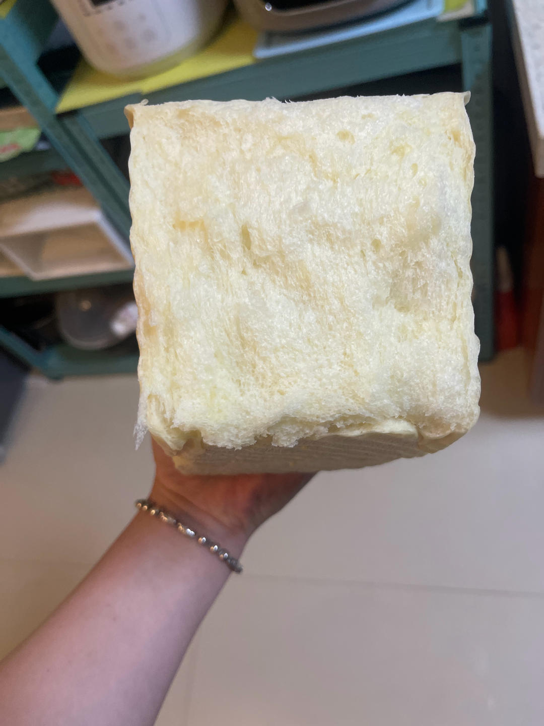每周必做的北海道吐司520g，柔软拉丝，一次发酵（中种法）