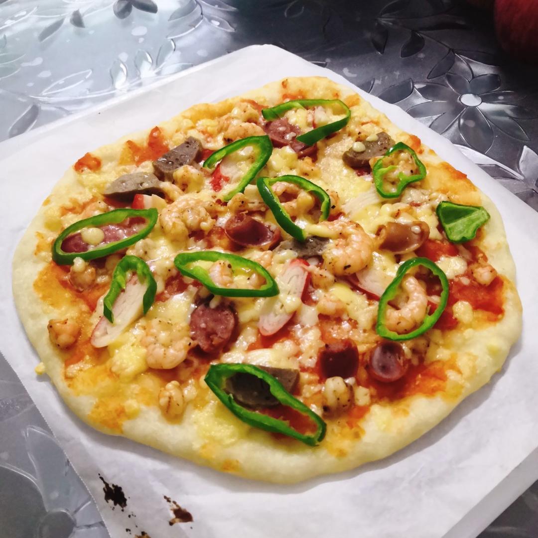 萨拉米薄底披萨 Salami Pizza