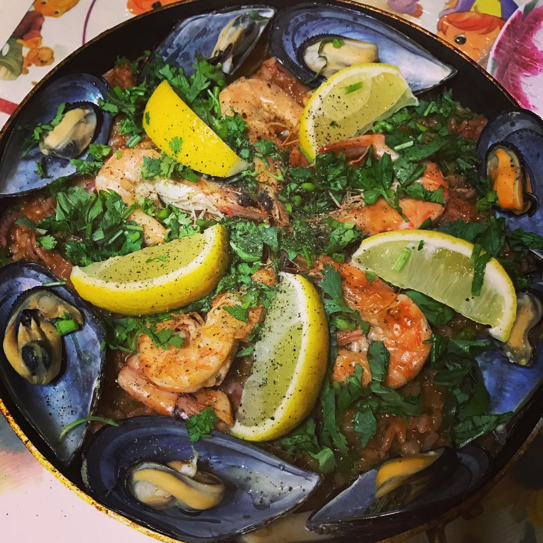 【曼食慢语】Seafood Paella 西班牙海鲜饭