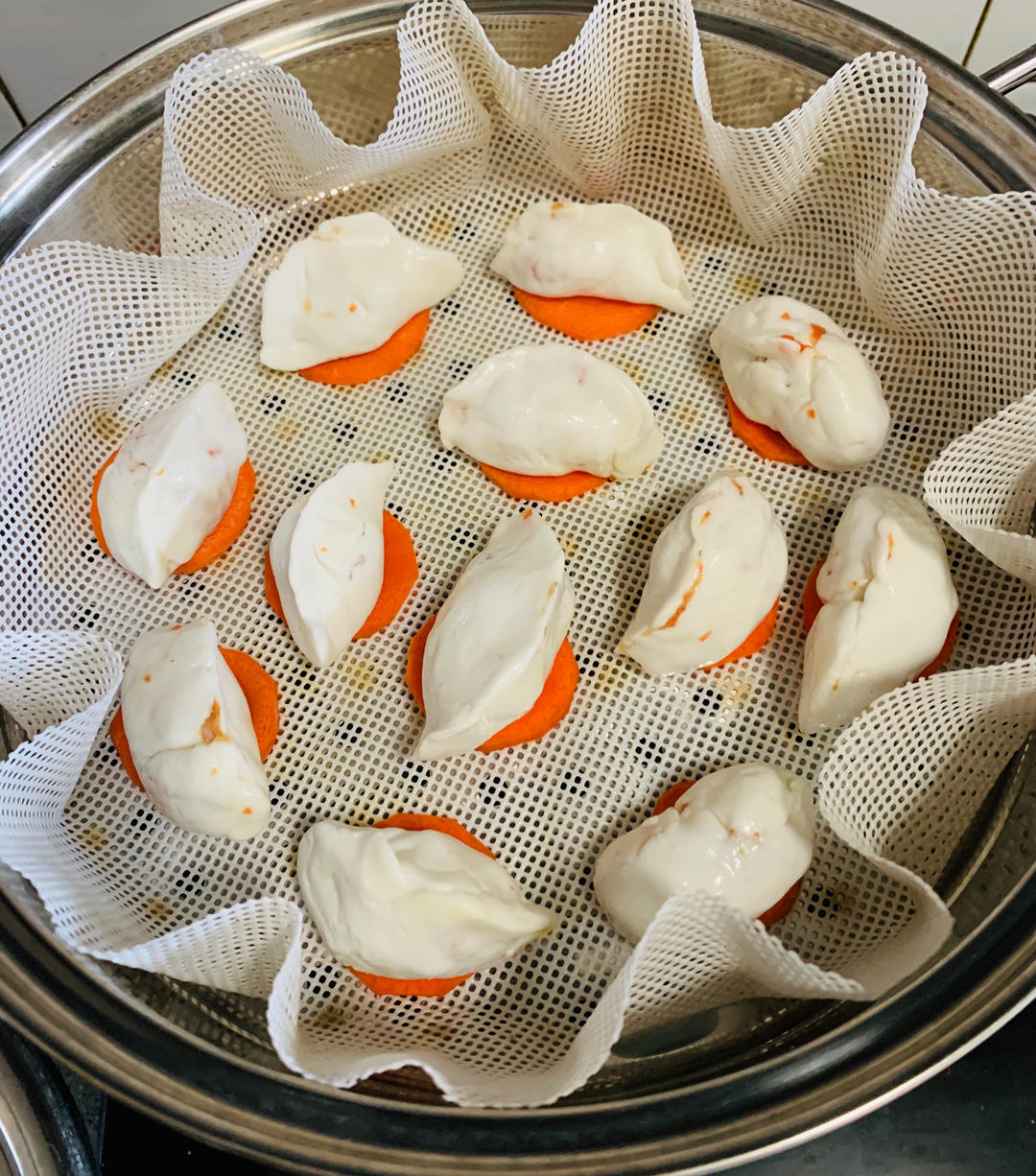 弯梳虾饺