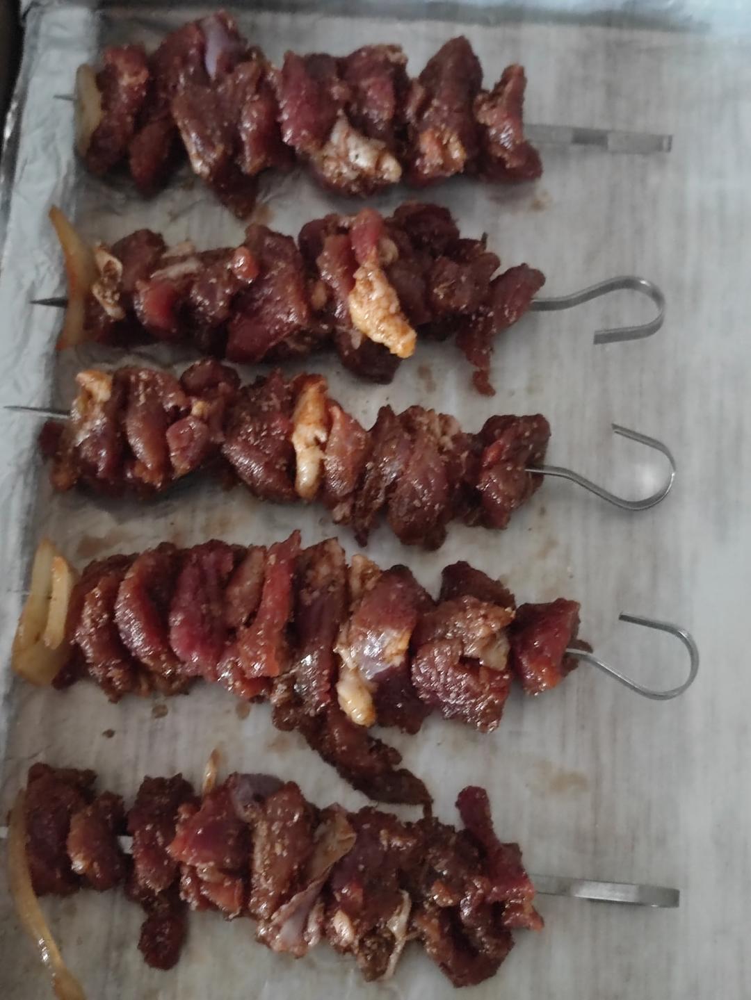 烤羊肉串
（烤箱版）