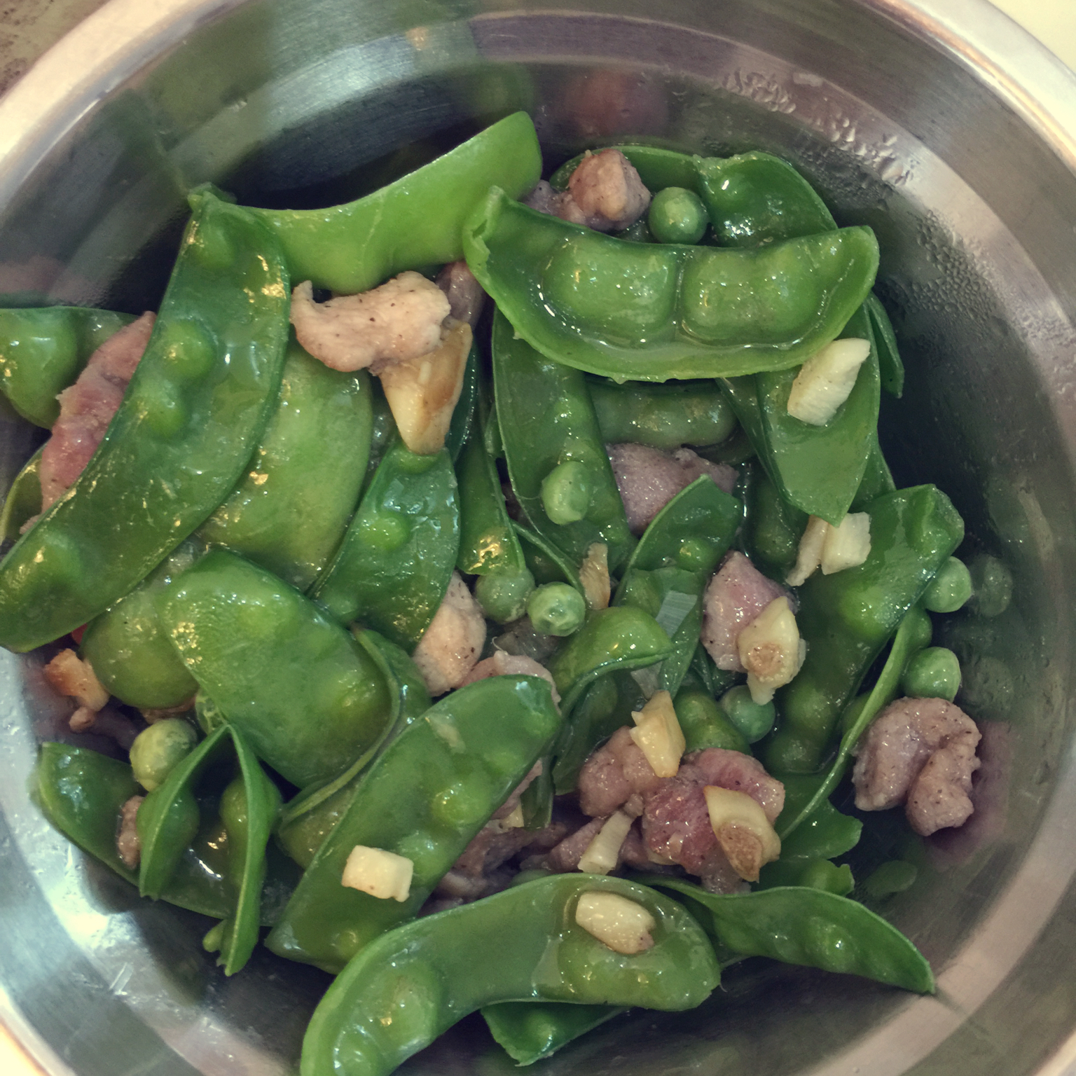 荷兰豆炒肉