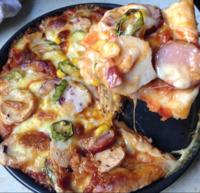 夏威夷pizza（附饼底冷冻法）
