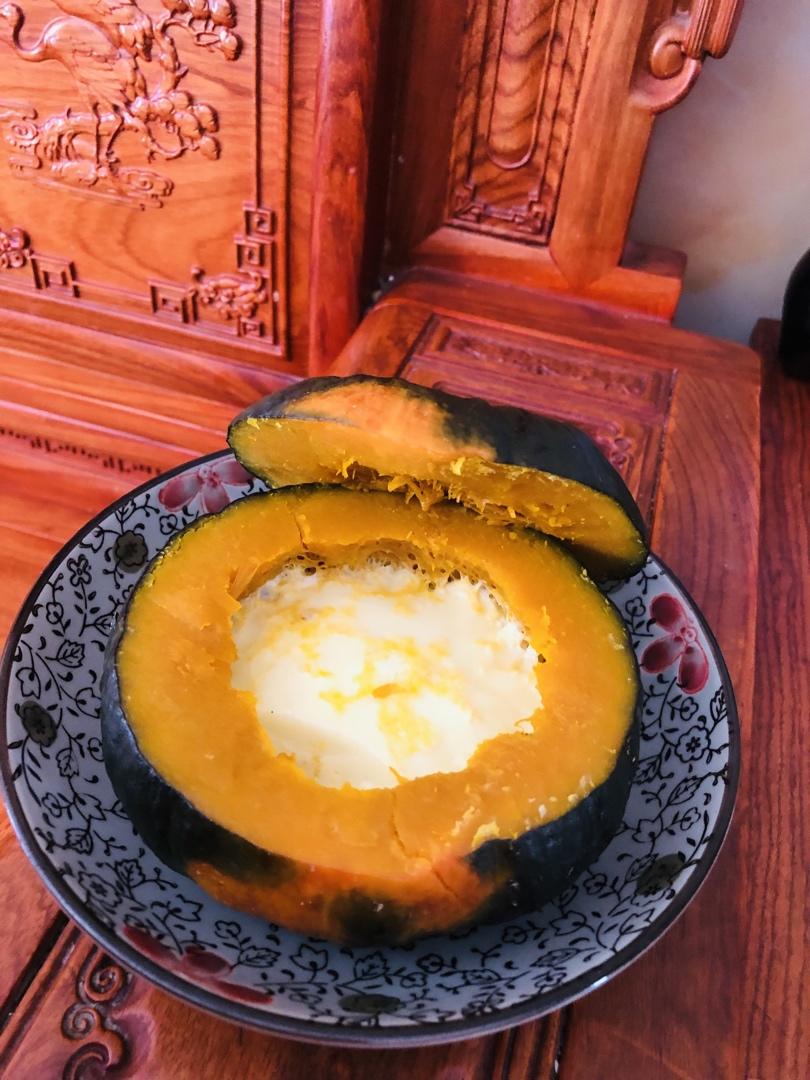 板栗贝贝南瓜@南瓜蒸蛋🎃简单快手