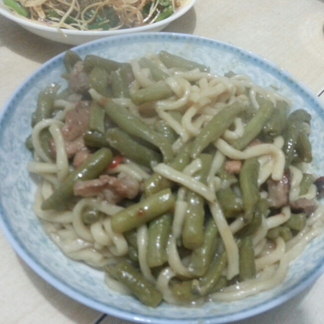 豆角焖面