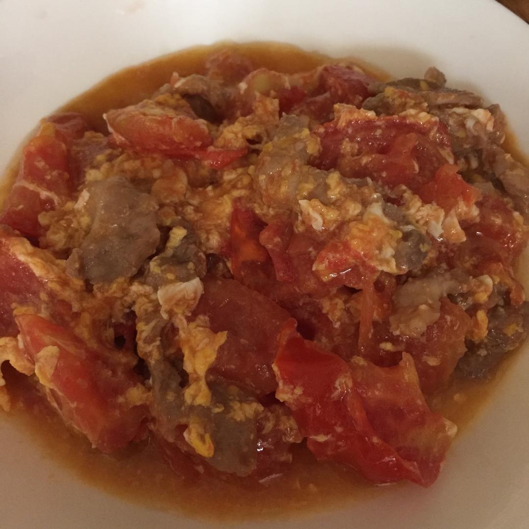西红柿炒肉片
