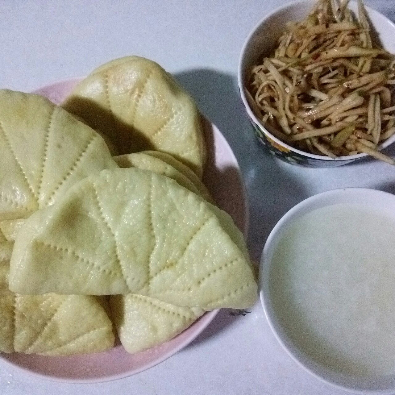 自发粉版蒸馒头