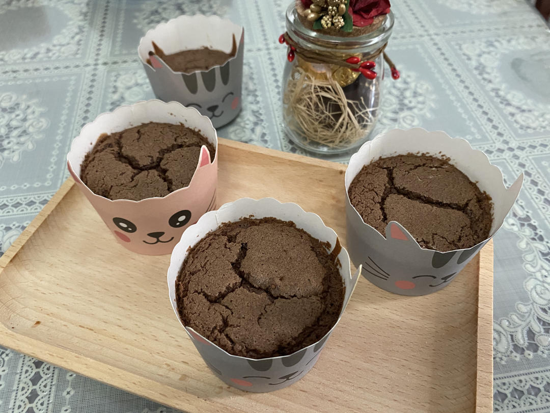 0油0面粉代糖低卡巧克力🍫魔芋蛋糕🍰