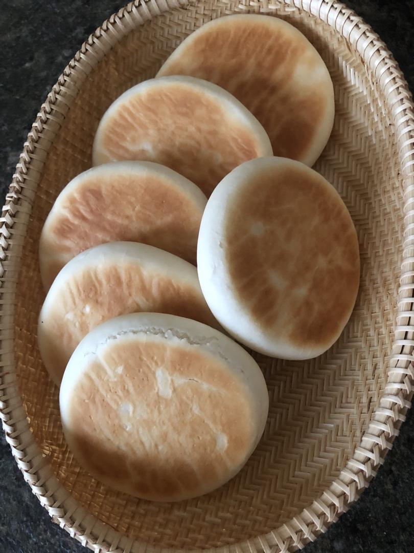 自制白吉馍（发面小饼）