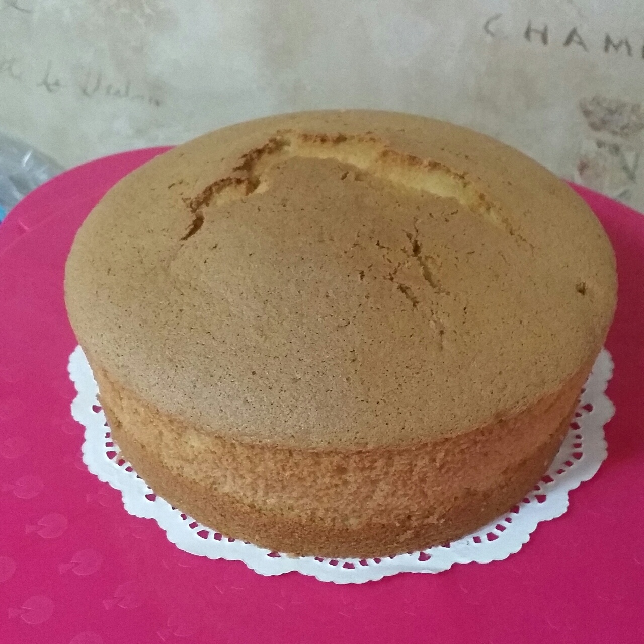 戚风蛋糕完美脱模+切片